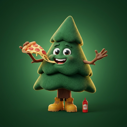 Naughty Pine mascot